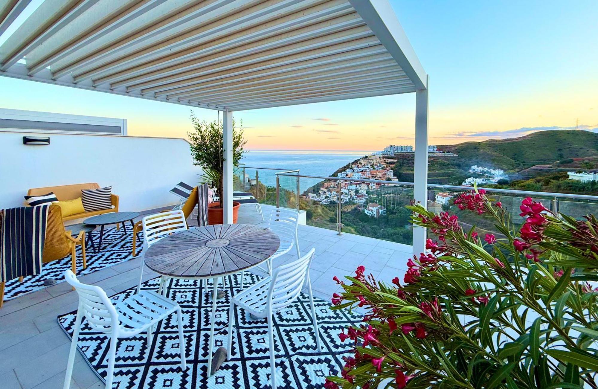 Penthouse Balcon del Mar 121 Casasol Apartment Nerja Exterior foto