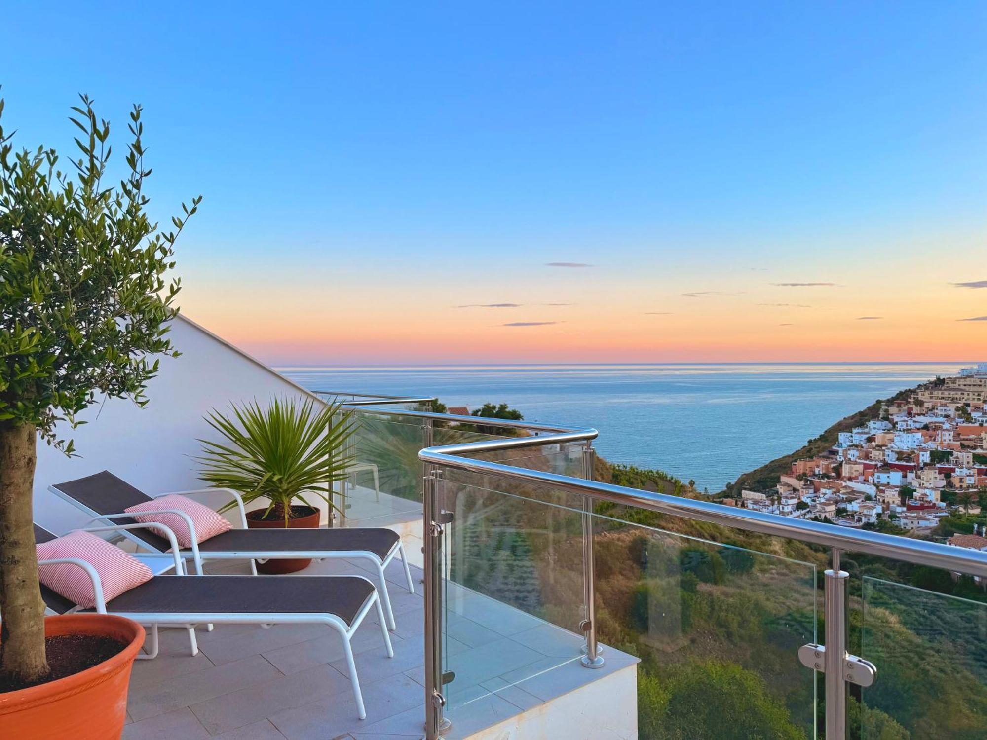 Penthouse Balcon del Mar 121 Casasol Apartment Nerja Exterior foto